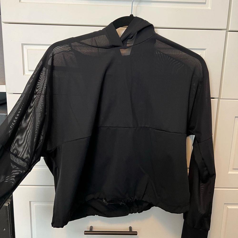 Buff Bunney Escandala Black Sheer Long Sleeve Top